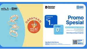 Belanja Perhiasan di HALA, Dapatkan Cashback hingga Rp1 Juta dan Cicilan 0% dengan Promo Spesial BRI