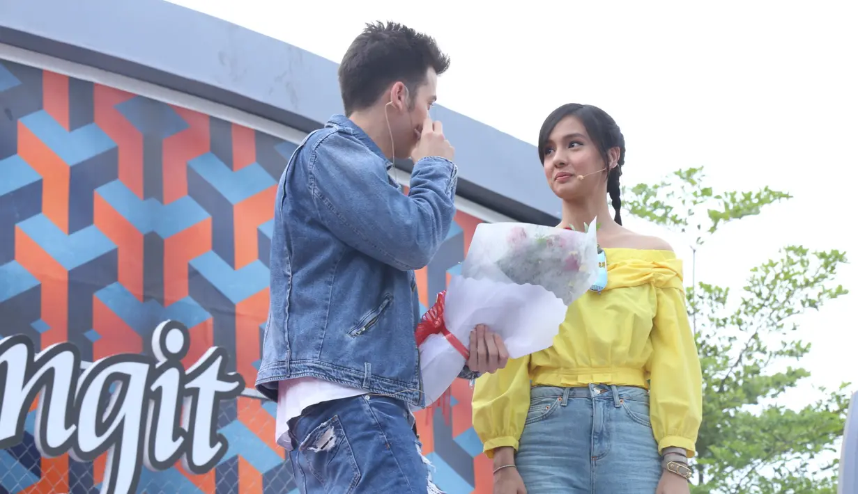 Ada kejadian lucu saat acara meet and greet berlangsung, Stefan William yang sudah mahir menghafal dialog, malah sempat lupa saat tampil di atas panggung. (Nurwahyunan/Bintang.com)