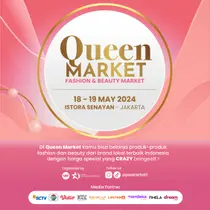 Queen Market hadirkan pengalaman belanja seru dan beda. [Foto: Ist]