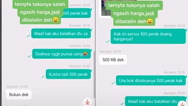 Iseng Beli Baju Rp 500 Perak, Wanita Ini Kaget Harga Sebenarnya Rp 500 Ribu