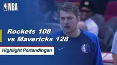 Luka Doncic selesai dengan 20 poin dan semua lima permulaan Mavericks mencetak angka ganda, saat Dallas memberi Houston Rockets kekalahan beruntun keempat mereka, 128-108.