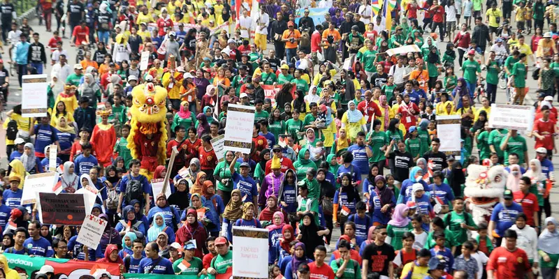 Aksi Pawai Peringati Hari Toleransi Internasional