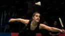 Pertandingan babak 16 besar BCA Indonesia Open 2016 antara Carolina Marin dengan Akane Yamaguchi berlangsung selama 47 menit. (Bola.com/Vitalis Yogi Trisna)