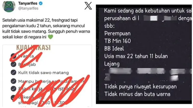 6 Syarat Penampilan di Lowongan Kerja Ini Bikin Senyum Tipis