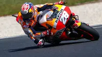 Pebalap Repsol Honda, Marc Marquez, tak bisa tampil kompetitif di Sirkuit Phillip Island karena kesulitan mengubah setelan motor. (dok. MotoGP)