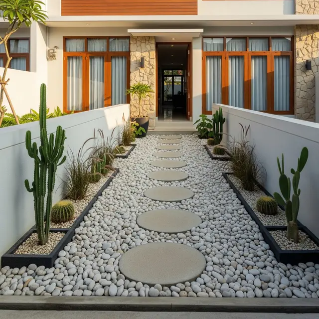 9 Desain Taman Kering Minimalis yang Aman dari Ular Tersembunyi, Ciptakan Hunian Aman
