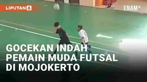 VIDEO: Viral Aksi Pemain Muda Futsal Pamer Skill Individu Bikin Seisi GOR di Mojokerto Bergemuruh