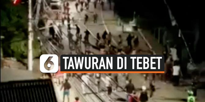 VIDEO: Detik-Detik Tawuran di Tebet Saat Warga Waspada Corona