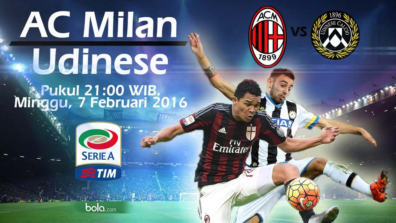 AC Milan vs Udinese (Bola.com/Samsul Hadi)