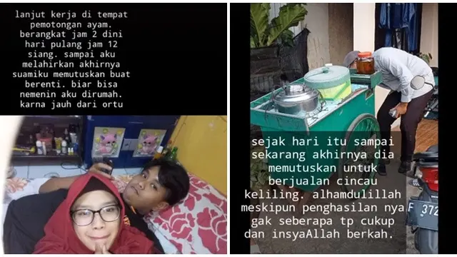 Tidak Saling Meninggalkan Ketika Terpuruk, Kisah Pasangan Suami Istri Ini Bikin Haru