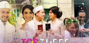 Tiga selebriti mengakhiri masa lajangnya akhir pekan silam. Siapa saja mereka? simak di Bintang Top Three