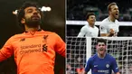 Berikut ini top scorer sementara Premier League musim 2017/2018 hingga pekan ke-15. Posisi teratas masih dipimpin gelandang Liverpool, Mohamed Salah. (Kolase foto-foto dari AFP)