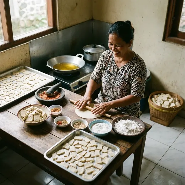 Cara Membuat Kerupuk dari Tahu yang Hampir Bau