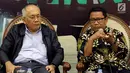 Diskusi mengangkat tema "Regulasi, Pengawasan dan Penanganan Bencana Lombok" Duka Indonesia ?".(Liputan6.com/JohanTallo)