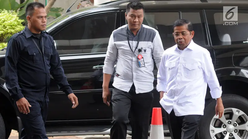 Menteri Sosial Idrus Marham diperiksa KPK