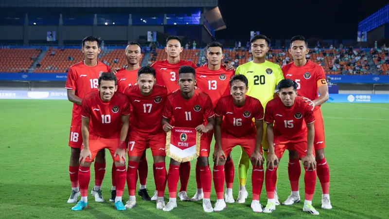 Timnas Indonesia U-24 vs Timnas Kirgistan Grup F Asian Games 2022