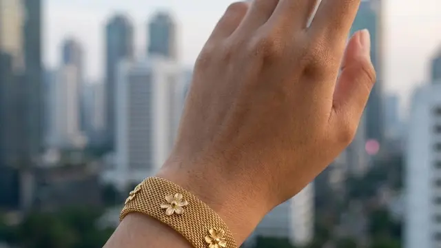 Desain Gelang Emas Ergonomic Flexible untuk Fashion 2026