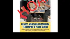 Cek Fakta: Hoaks, Foto Lima Jurnalis yang Hilang Kontak di Selat Sunda Terdampar di Pulau Seribu