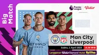 Live Streaming Liga Inggris Pekan ke- 29 Manchester City Vs Liverpool di Vidio, Sabtu 1 April
