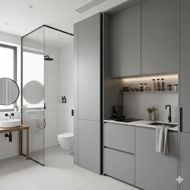 Model Dapur Minimalis dan Kamar Mandi