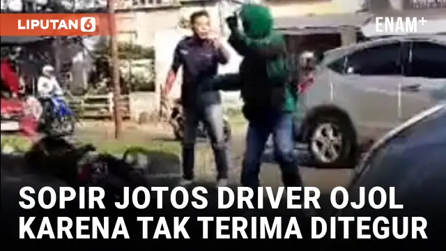 Ugal-ugalan dan Tak Terima Ditegur, Sopir Towing Pukul Driver Ojol di Bintaro Tangsel