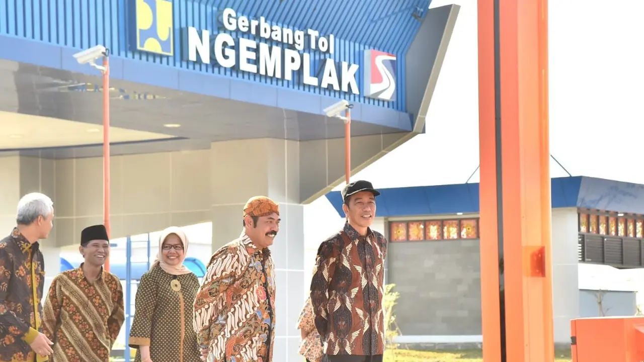 Presiden Jokowi Resmikan Jalan Tol Solo-Ngawi