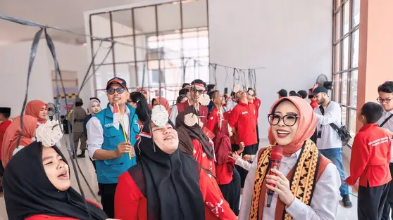HUT ke-81 RI, Fatma Saifullah Motivasi Siswa Sekolah Rakyat Lampung