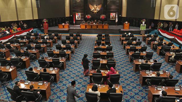 Rapat Paripurna Penetapan Pimpinan DPRD DKI