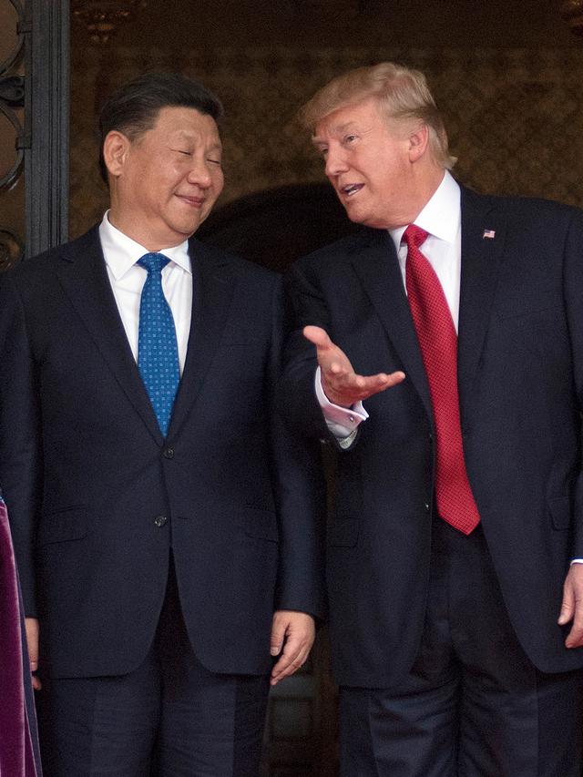 20170406-Donald Trump Bertemu dengan Xi Jinping di Florida-AP