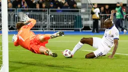 Dua gol Islandia disumbangkan oleh Victor Palsson dan Kristian Hlynsson. Sementara gol Prancis dicetak oleh Chistopher Nkunku dan Jean-Philippe Mateta. (AP Photo/Brynjar Gunnarsson)