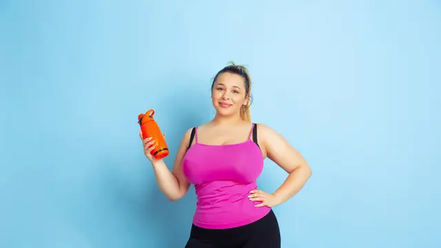 Ilustrasi mengecilkan perut buncit