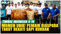Momen Unik Timnas Indonesia U-19! Pemain Diaspora Salah Tingkah Lihat Sapi Kurban