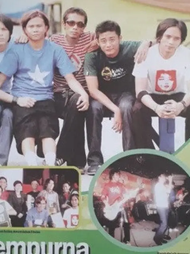 6 Foto Lawas Peterpan Formasi Komplit Sebelum Andika dan Indra Hengkang 2006
