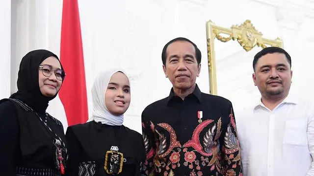 Putri Ariani dan Presiden Jokowi