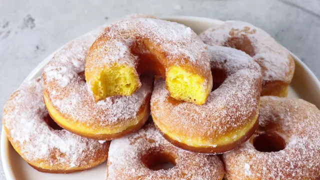 donat labu ubi kuning