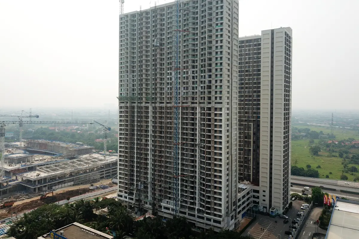 PT Wijaya Karya Bangunan Gedung Tbk (WEGE) tengah merampungkan Proyek Sky House Alam Sutera, Tangerang, Banten. (dok WEGE)