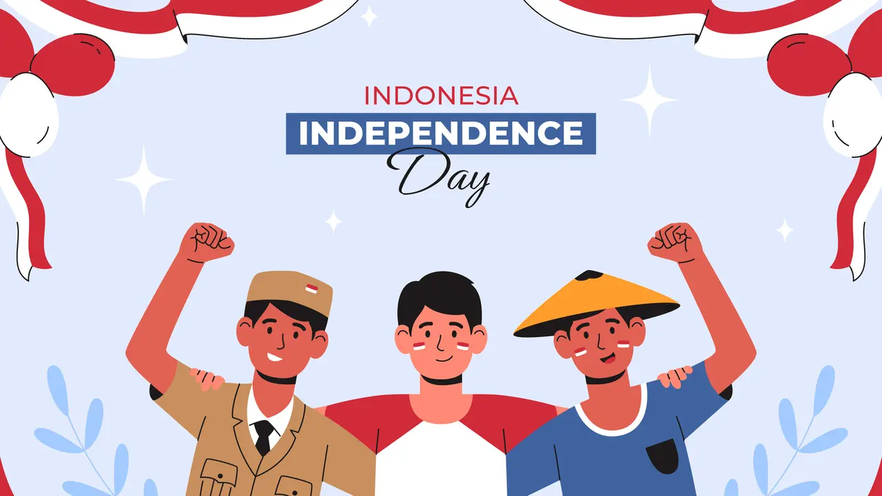 Ilustrasi kemerdekaan RI