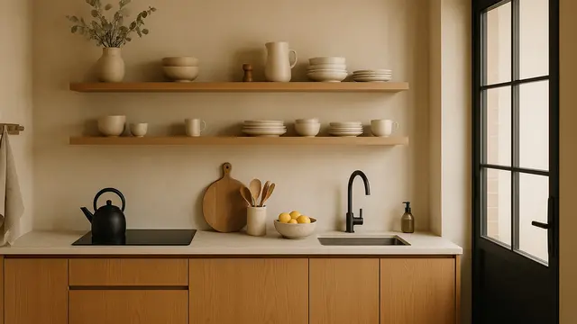 Inspirasi Dapur Tanpa Jendela