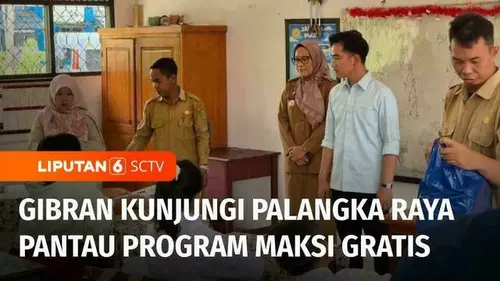 VIDEO: Gibran Pantau Uji Coba Program Makan Bergizi Gratis di Palangka Raya