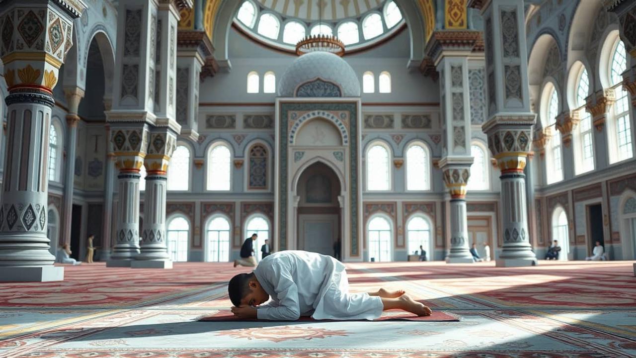 arti mimpi sholat di masjid