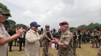 Momen Prabowo dan Raja Abdullah II Tonton Aksi Drone Perang Anti Teror TNI dan Angkatan Bersenjata Yordania