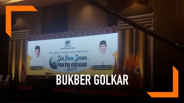Partai Golkar menghelat buka puasa bersama bersama Presiden Republik Indonesia Joko Widodo dan Wakil Presiden Jusuf Kalla di Hotel Sultan Jakarta.