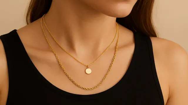 Model Kalung Emas 5 Gram untuk Dewasa/Ilustrasi gambar oleh AI