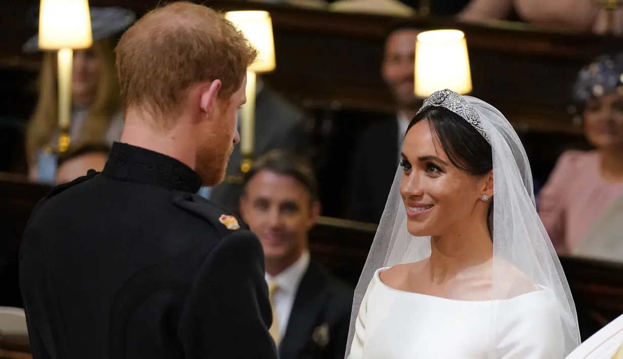 Saat ini Meghan Markle berusaha untuk menjalani hidup barunya sebagai anggota baru kerajaan. (DOMINIC LIPINSKI  POOL  AFP)