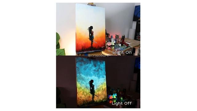 Gunakan Teknik Khusus, 6 Lukisan Ini Tampak Bersinar dalam Keadaan Gelap