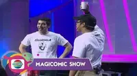 Abimana Arya melakukan sulap di Magicomic Show Indosiar.