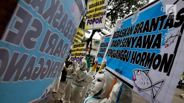 Demo Limbah Popok, Aktivis Lingkungan Datangi Kementerian PUPR