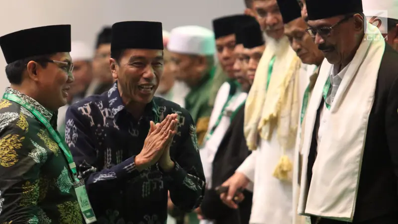 Pukul Bedug, Jokowi Buka Harlah ke-93 NU