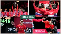 Road to Champion Indonesia di Piala Thomas 2020: Jambak-jambakan di Grup Neraka, Happy Ending Kemudian