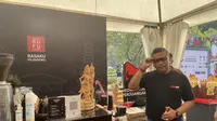 Sekjen&nbsp;PDIP Hasto Kristiyanto hadir dalam&nbsp;Festival Kopi Tanah Air, di Parkir Timur Senayan, Jakarta, Sabtu (28/5/2022).